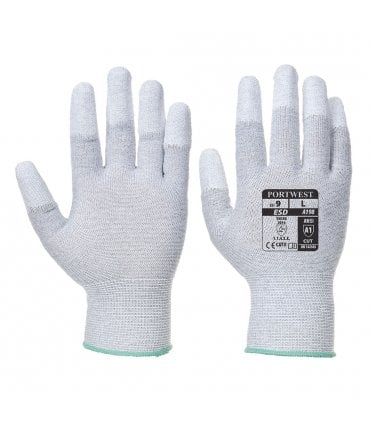Antistatic PU Fingertip Glove
