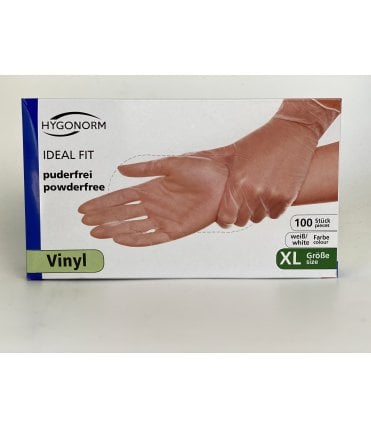 POWDER FREE VINYL GLOVES (100 per pack)
