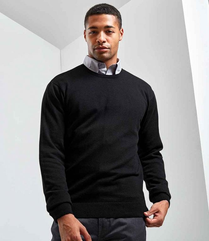 Premier  Cotton Rich Crew Neck Sweater