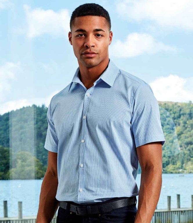 Premier  Gingham Short Sleeve Shirt