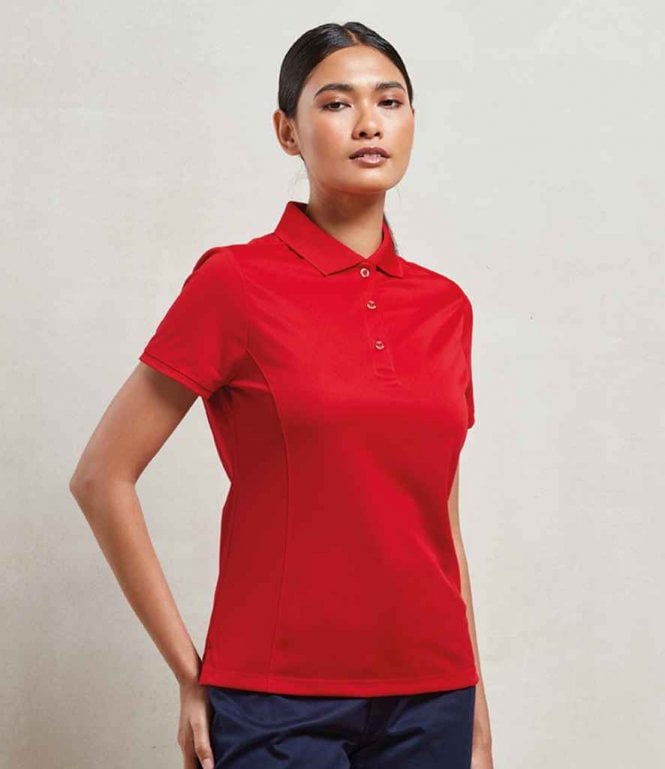 Premier  Ladies Coolchecker® Pique Polo Shirt