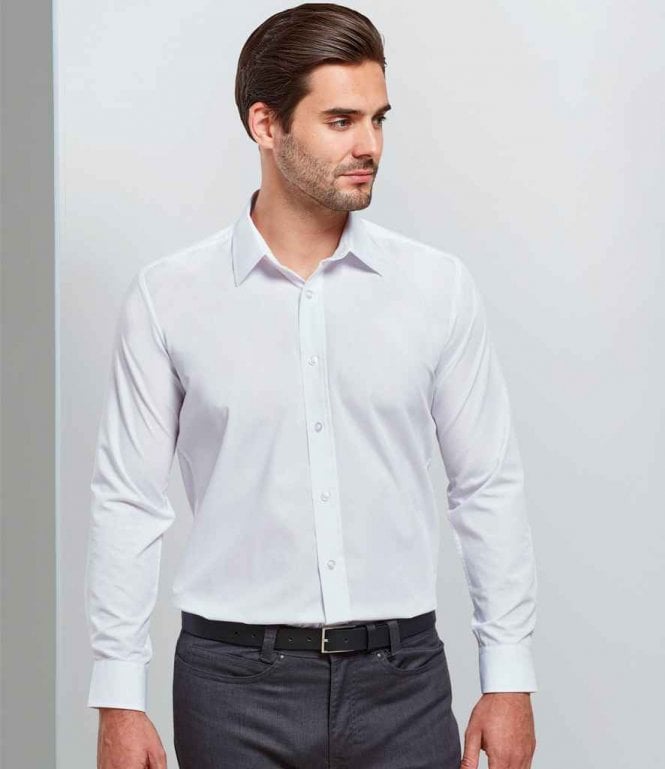 Premier  Long Sleeve Fitted Poplin Shirt