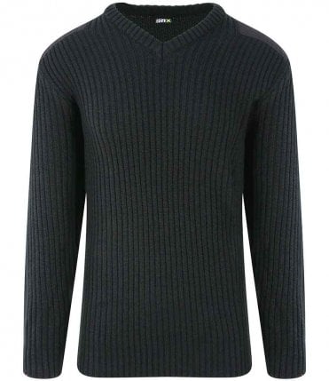 PRO RTX Pro Acrylic Security V Neck Sweater