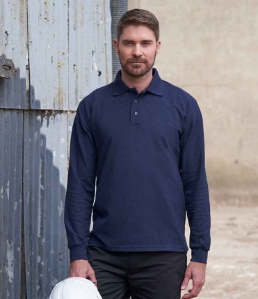 Pro RTX Pro Long Sleeve Piqué Polo Shirt