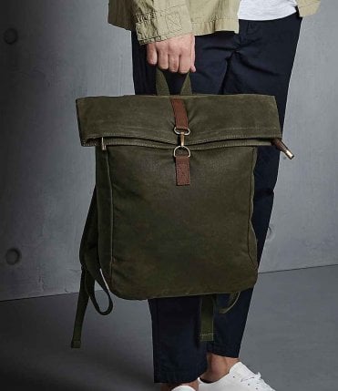 Quadra Heritage Waxed Canvas Backpack