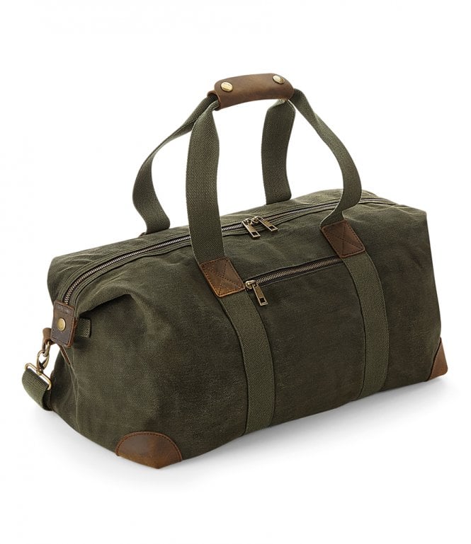 Quadra  Heritage Waxed Canvas Holdall