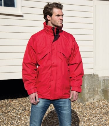 Result 3-in-1 Waterproof Zip and Clip Fleece Lined Jacket