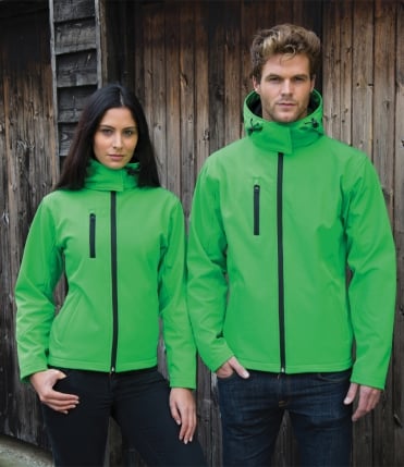 Result Core Ladies Hooded Soft Shell Jacket