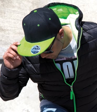 Result Contrast Bronx Snapback Cap