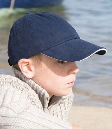 Result Kids Low Profile Heavy Brushed Cotton Cap