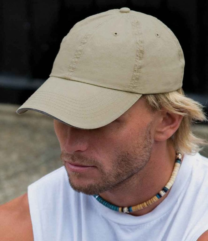 Result Headwear Result Washed Fine Line Cotton Cap