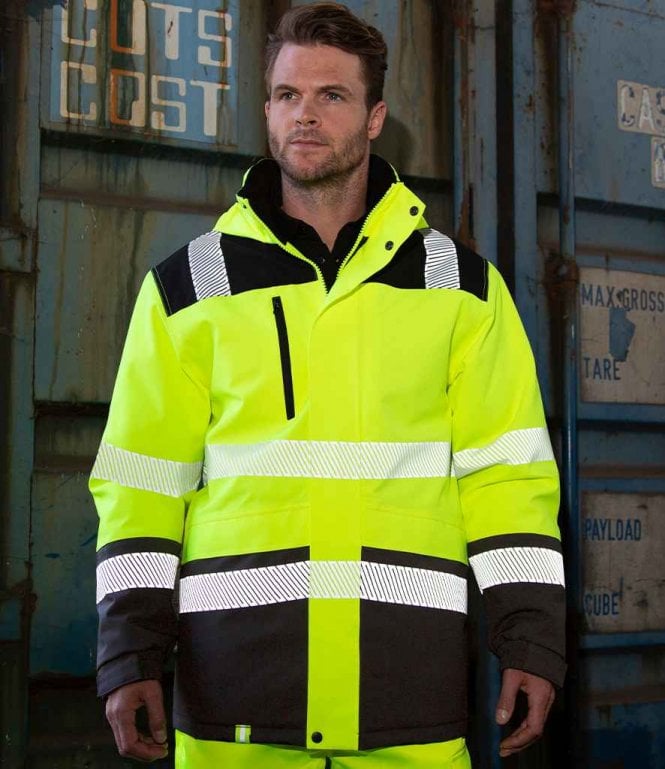 Result Safe-Guard  Extreme Tech Printable Soft Shell Safety Jacket