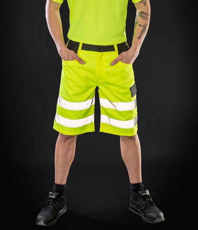 Result  Safe-Guard Hi-Vis Cargo Shorts