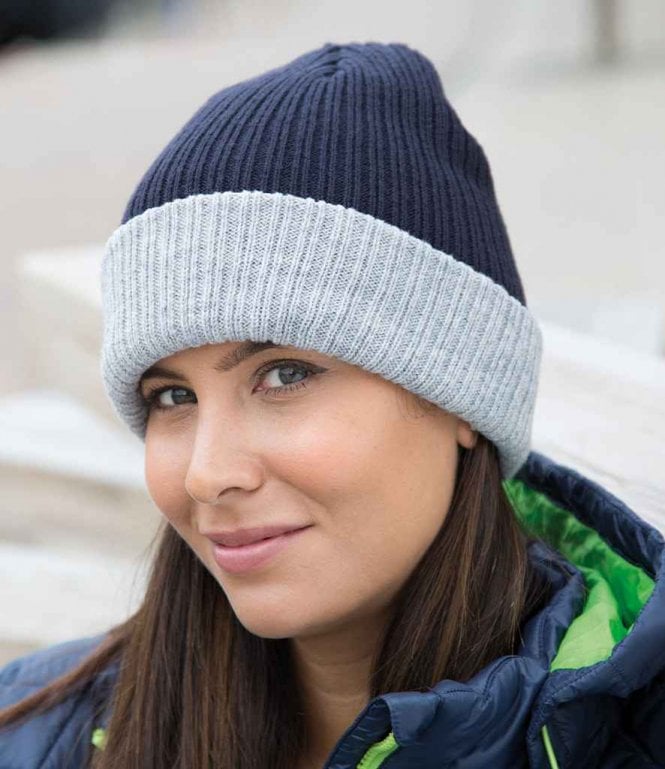 Result Winter Ess. Result Double Layer Knitted Hat