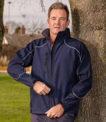 Result Work-Guard Ice Fell Hooded Soft Shell Jacket