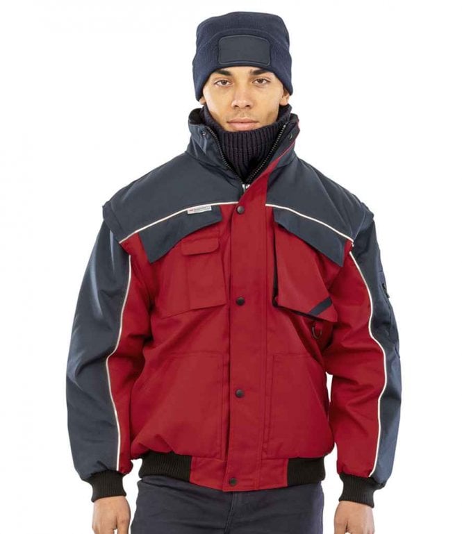 Result Work-Guard  Zip Sleeve Heavy Duty Jacket