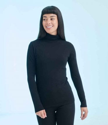 SF Ladies Feel Good Stretch Roll Neck T-Shirt