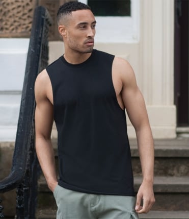 SF Men High Neck Vest