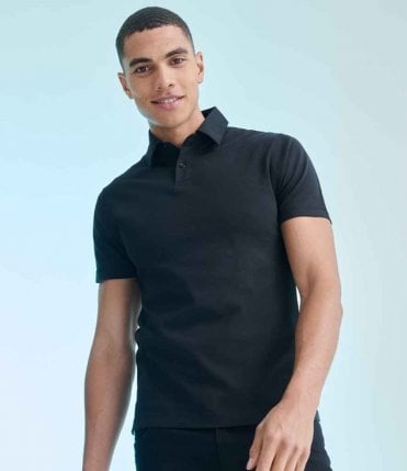 SF Men Stretch Pique Polo Shirt