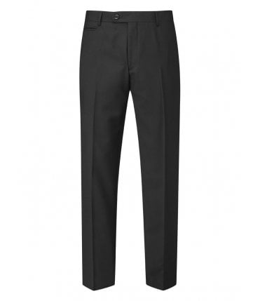 MADRID MENS TAILORED FIT TROUSER - BLACK