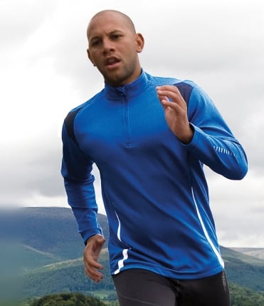 Spiro Zip Neck Trial Training Top