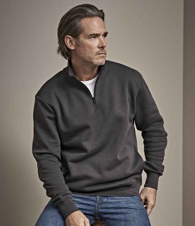 Tee Jays  Half Zip Sweatshirt