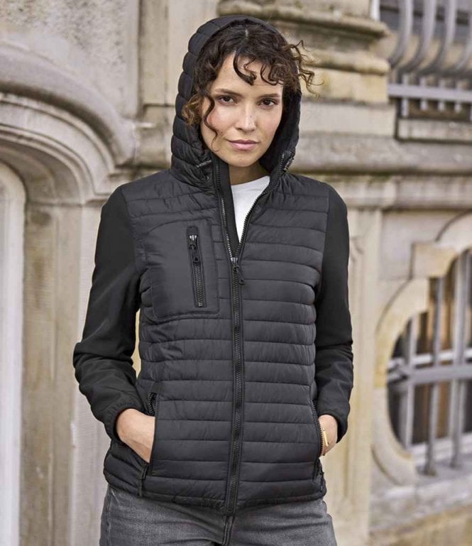 Tee Jays  Ladies Crossover Hooded Jacket