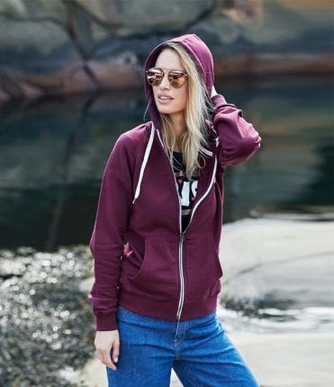 Tee Jays Ladies Urban Zip Hoodie