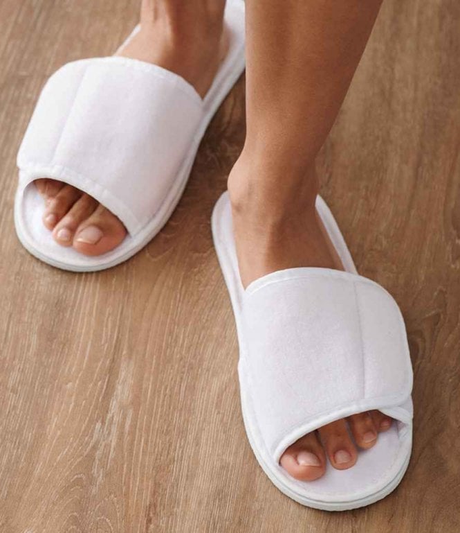 Towel City  Open Toe Slippers