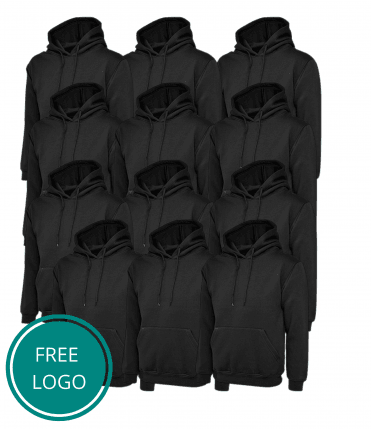 12 x Classic Hoodie Workwear Bundle plus Free Embroidery
