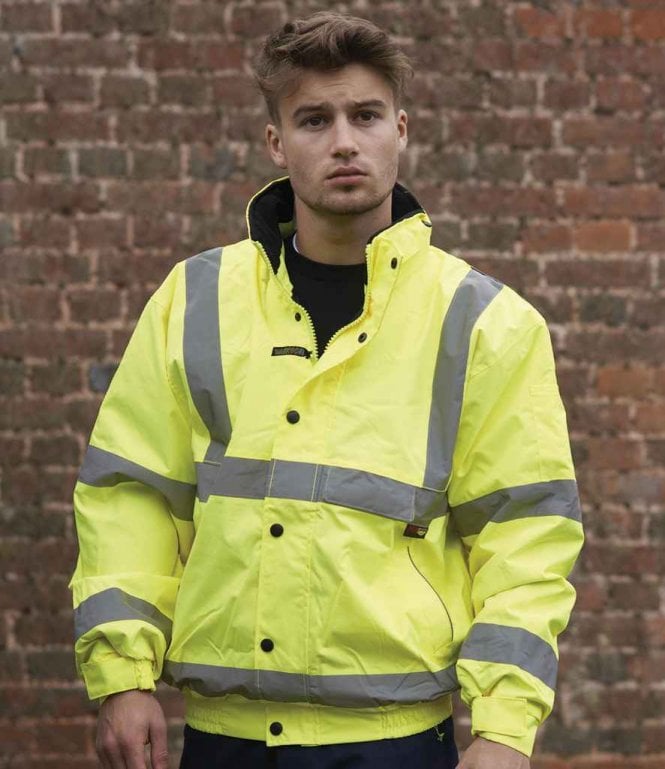 Warrior  Memphis Hi-Vis Bomber Jacket