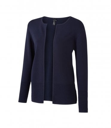WEST BROM POLLY NAVY LONGLINE CARDIGAN