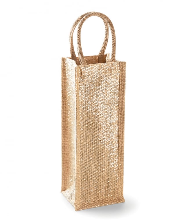 Westford Mill  Shimmer Jute Bottle Bag