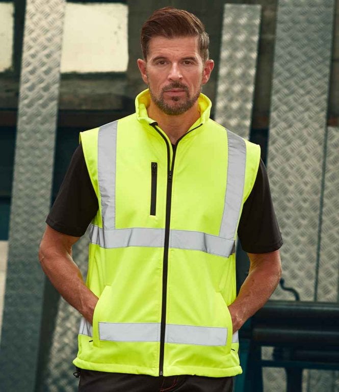 Yoko  Hi-Vis Soft Shell Gilet
