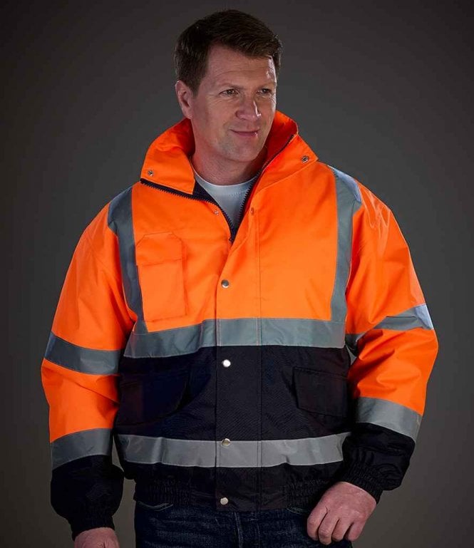 Yoko  Hi-Vis Two Tone Bomber Jacket